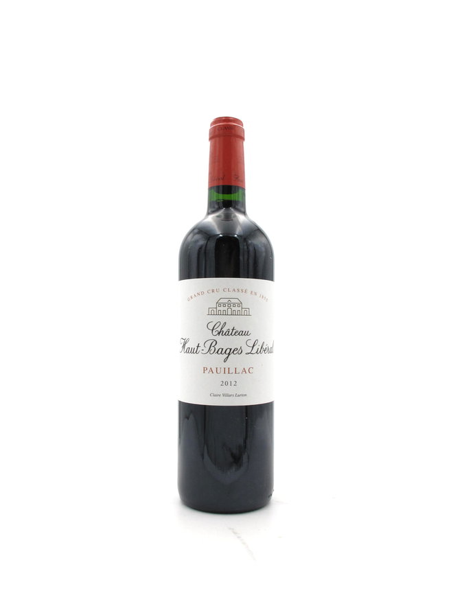 2012 Chateau Haut-Bages Libéral Pauillac 5ème Grand Cru Classé 750mL