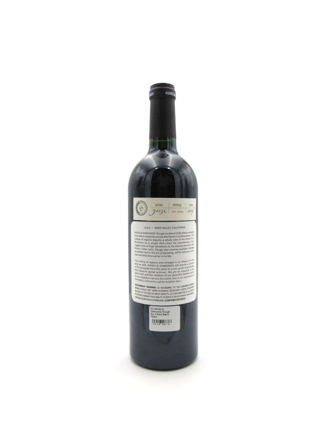 NV Ashes & Diamonds Rouge No. 6 Red Blend 750ml