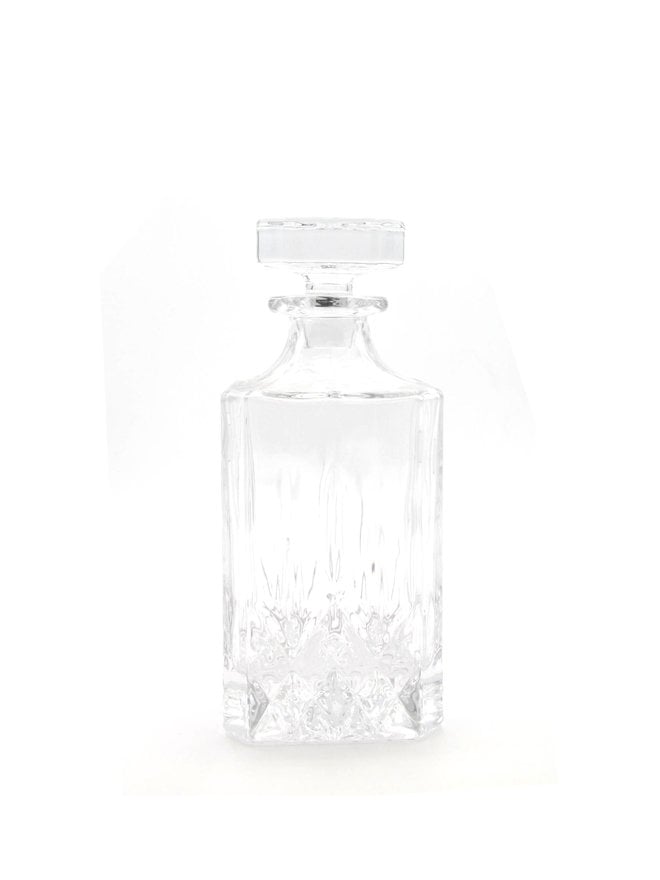 Viski Crystal Square Liquor Decanter