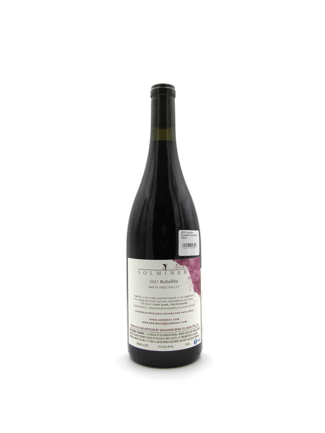 2021 Solminer 'Rubellite' Red Blend 750ml