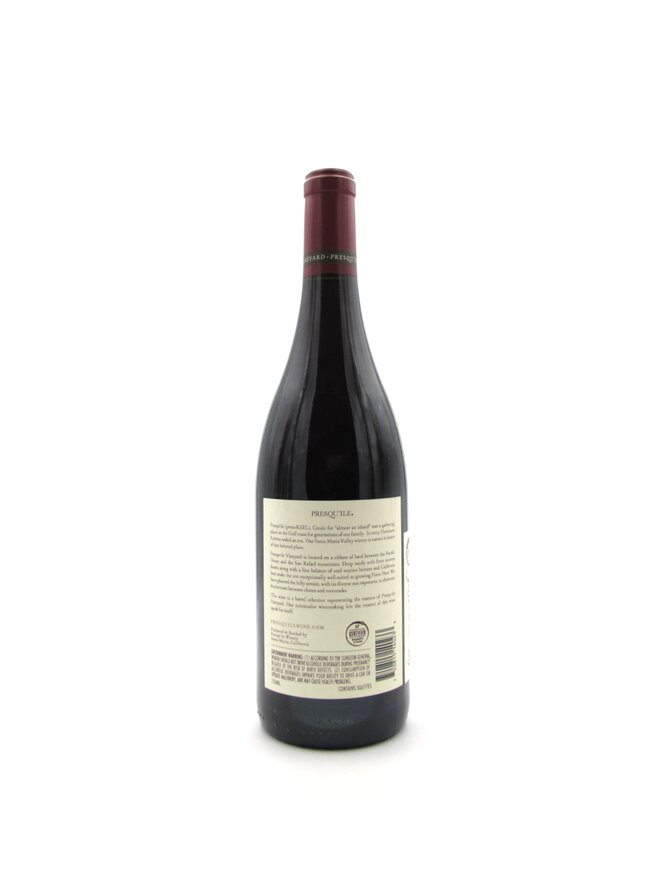 2021 Presqu’ile Estate Pinot Noir, 750ml