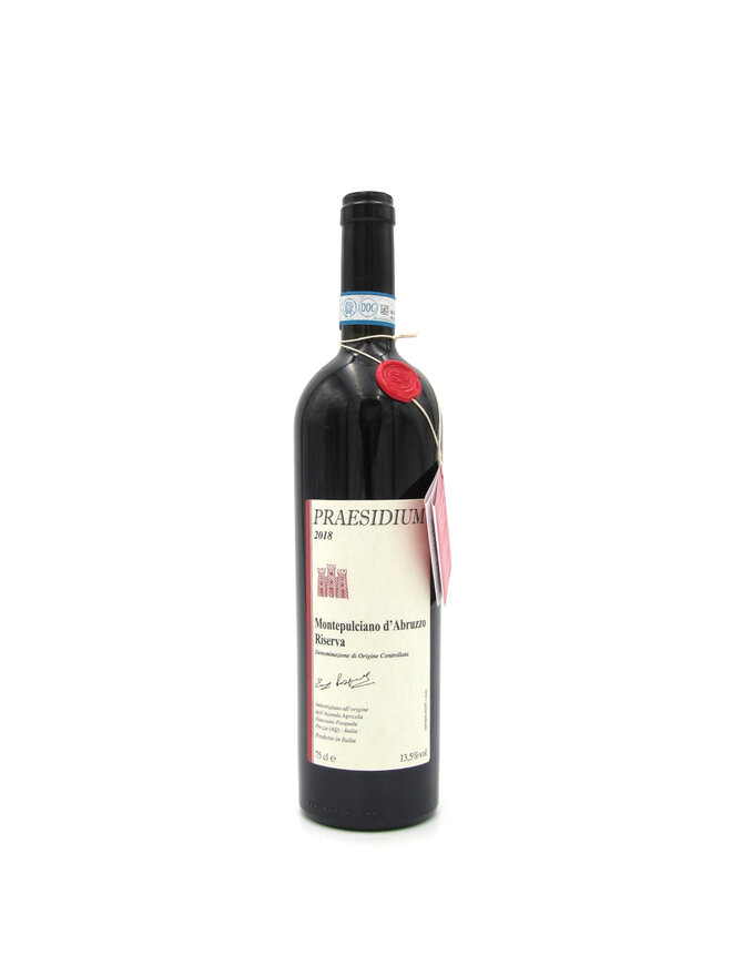 2018 Praesidium Montepulciano d’Abruzzo Riserva 750ml