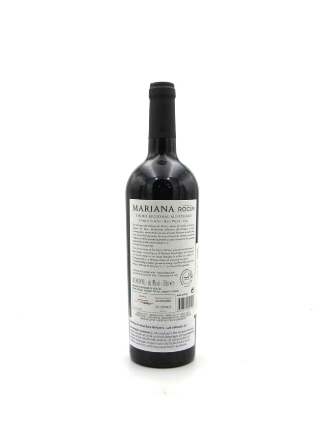 2021 Herdade do Rocim 'Mariana' Tinto 750ml