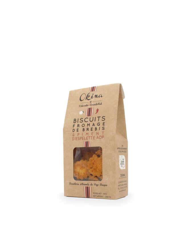 Okina Pyrenees Biscuit Ossau/Piment 80g