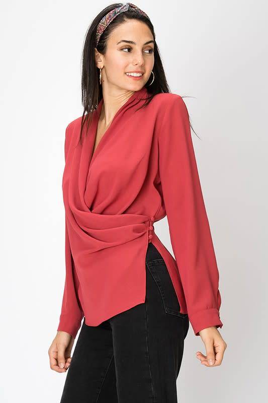 SURPLICE BLOUSE - King Frog Clothing & The LilyPad Boutique