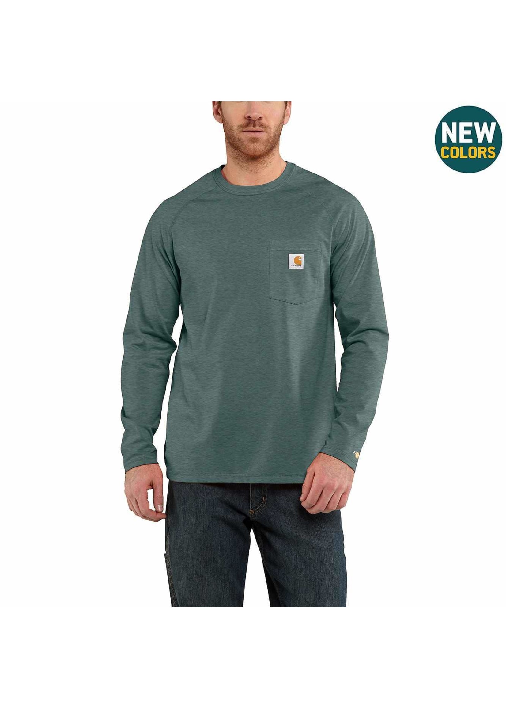 Carhartt Tall - Carhartt Force® Cotton Delmont Long-Sleeve T-Shirt