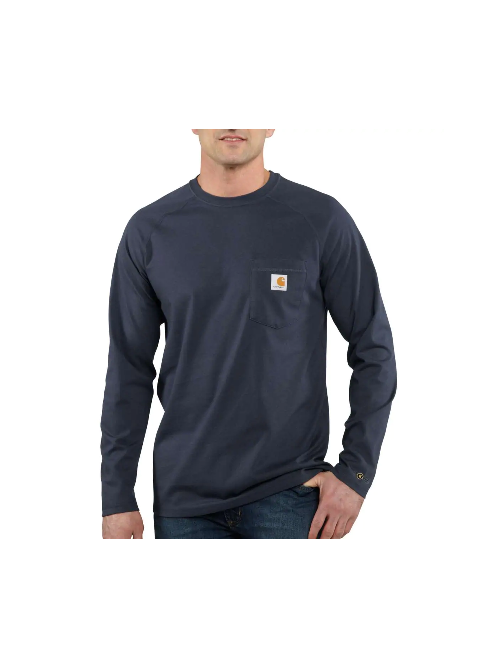 Carhartt Force® Cotton Delmont Long-Sleeve T-Shirt