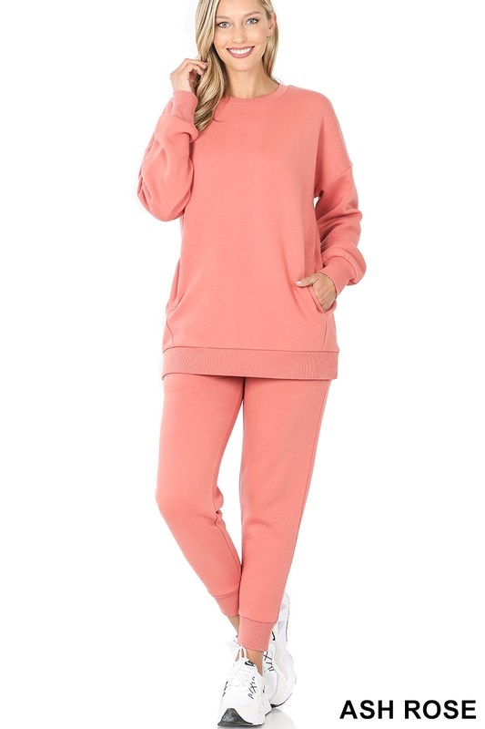 sweatshirt and sweatpants set