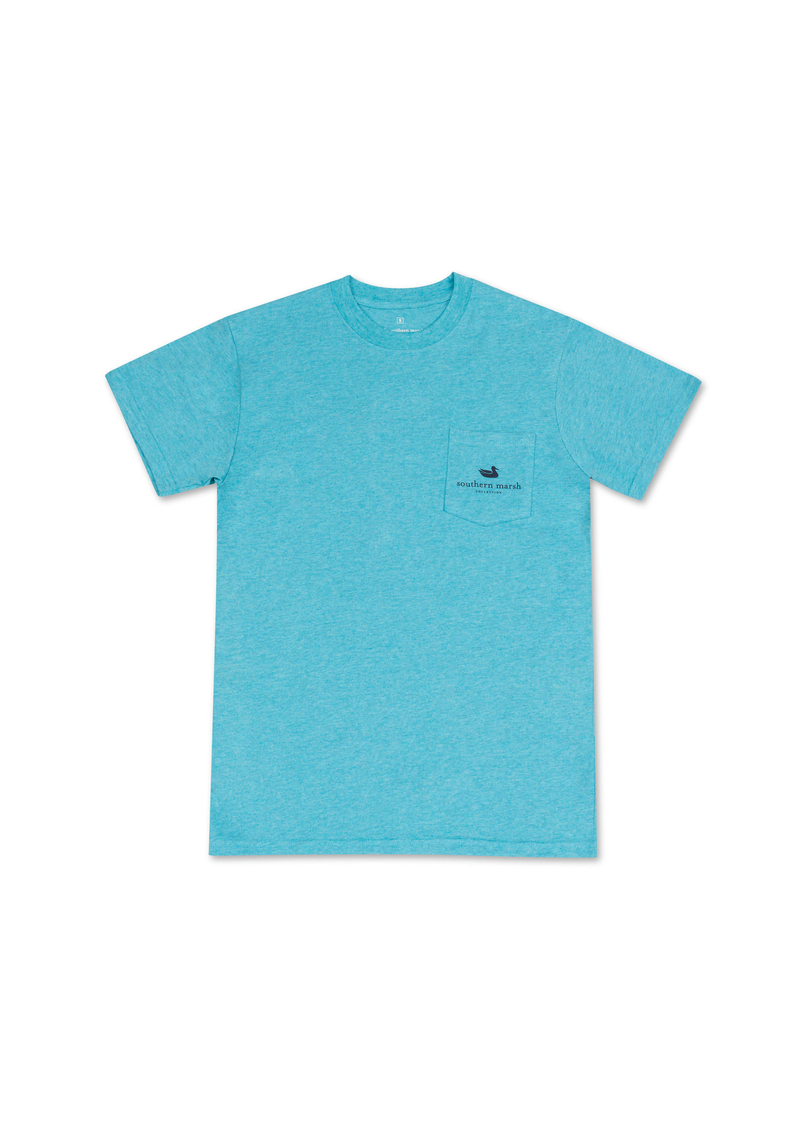 Southern Marsh Impressions Tee - Oyster