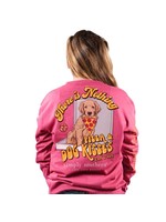 Simply Southern Collection Youth Nothing Pizza and Dogs Can's Fix Long Sleee T-Shirt