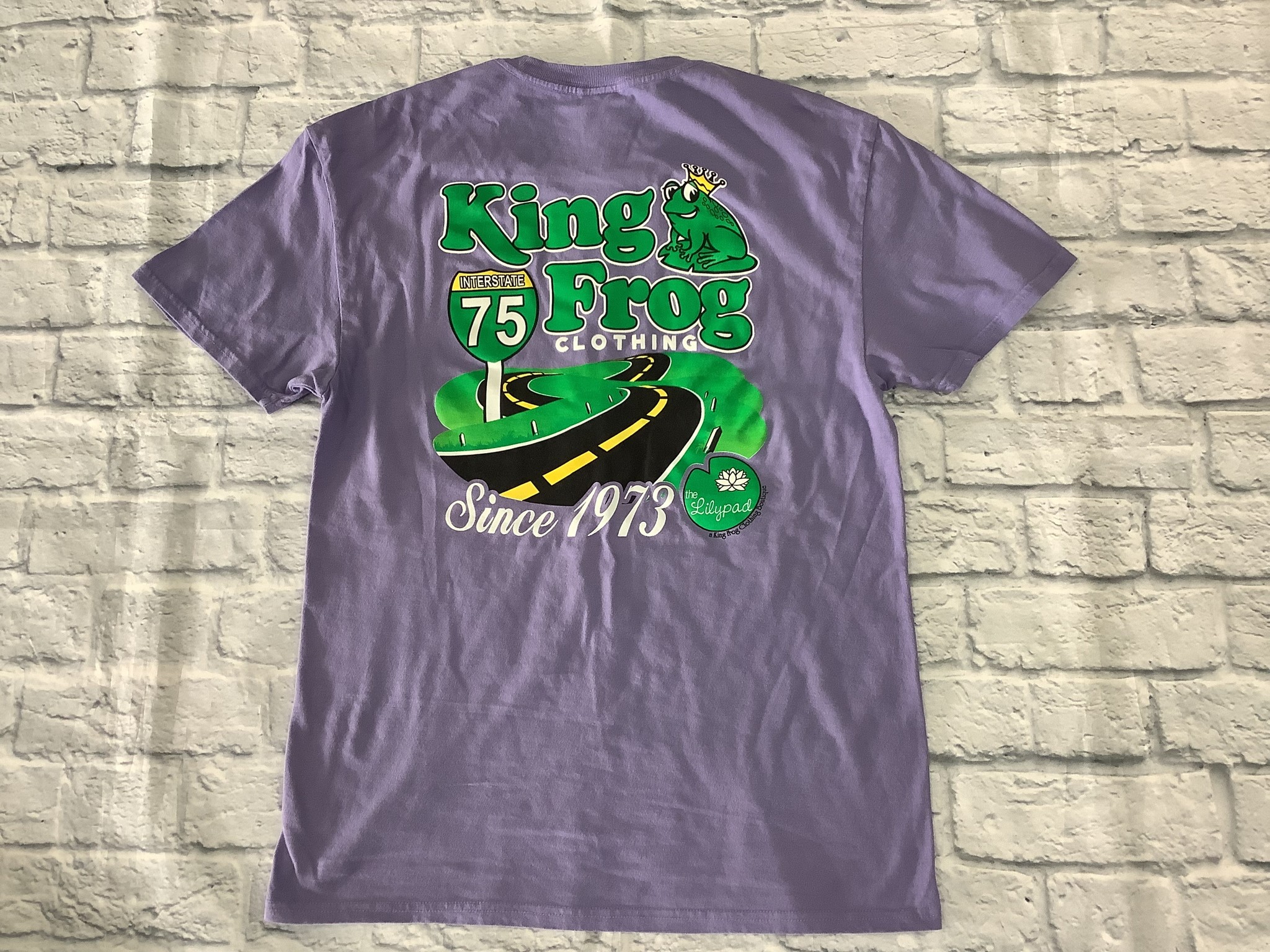 Youth King Frog and Lilypad Tshirt King Frog Clothing & The LilyPad