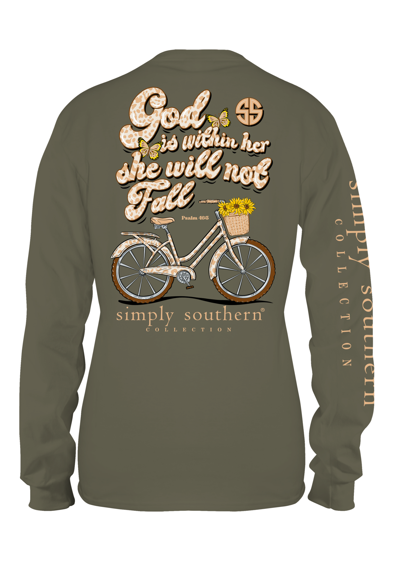 Simply Southern Collection God is Within Her Long Sleeve T-Shirt