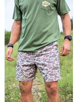 BURLEBO Classic Deer Camo Everyday Shorts - Grey Pocket