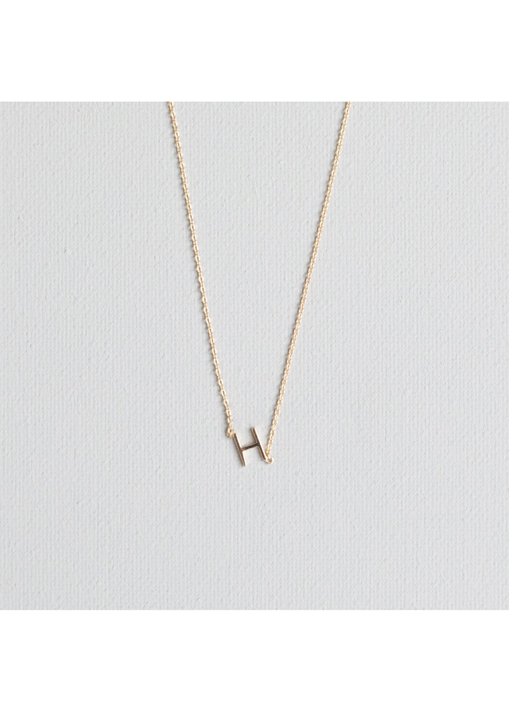 Gold Luxe Initial Necklaces