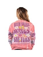 Simply Southern Collection Youth Brave Wings Long Sleeve T-Shirt