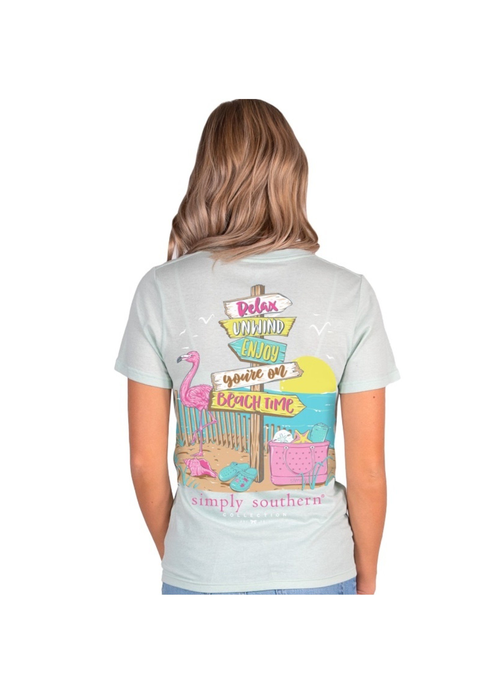 Simply Southern Collection Beach Signs Short Sleeve T-Shirt