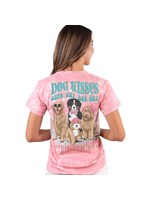Simply Southern Collection Youth Dog Kisses Short Sleeve T-Shirt