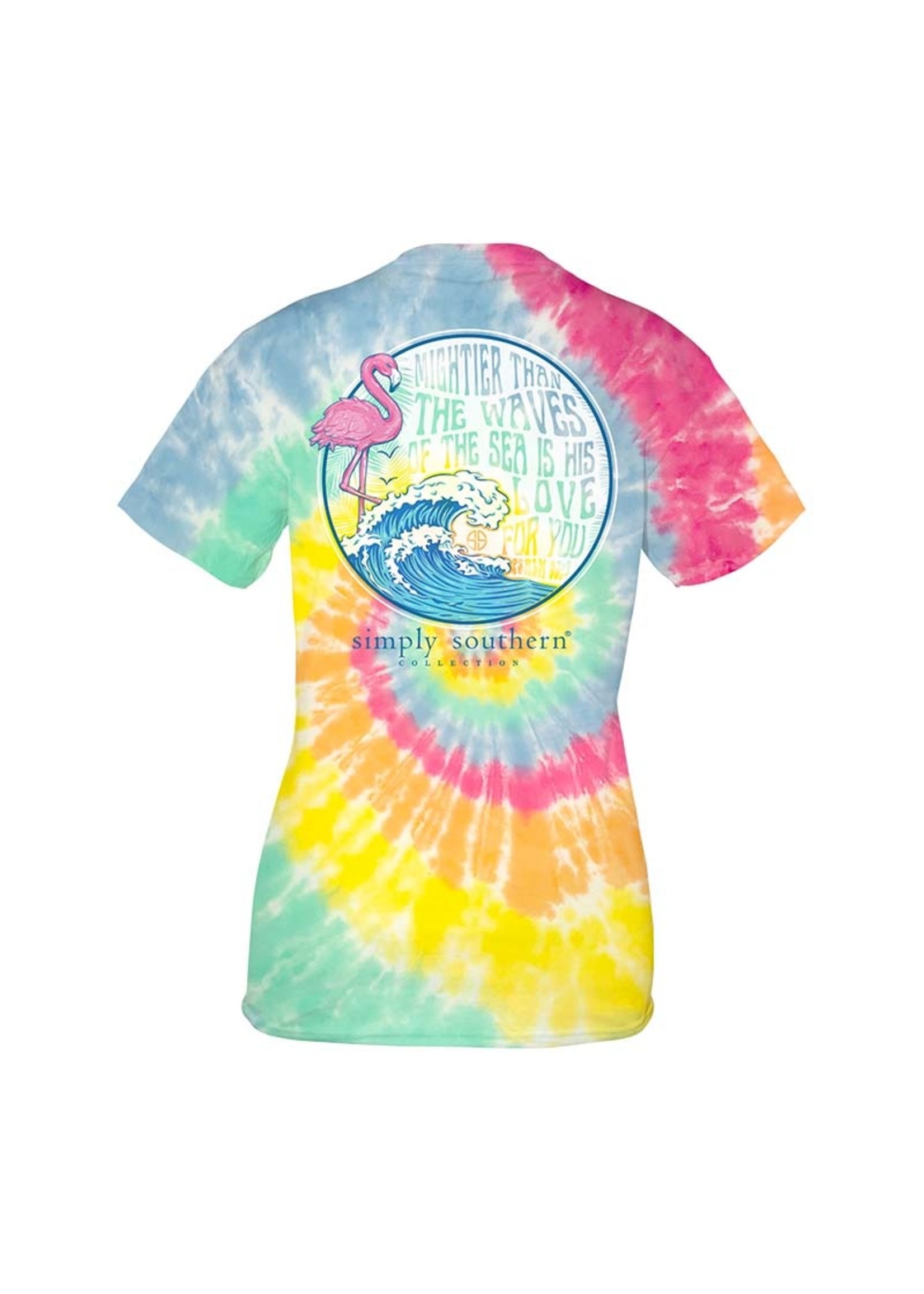 Simply Southern Collection Mightier Than Waves Short Sleeve T-Shirt