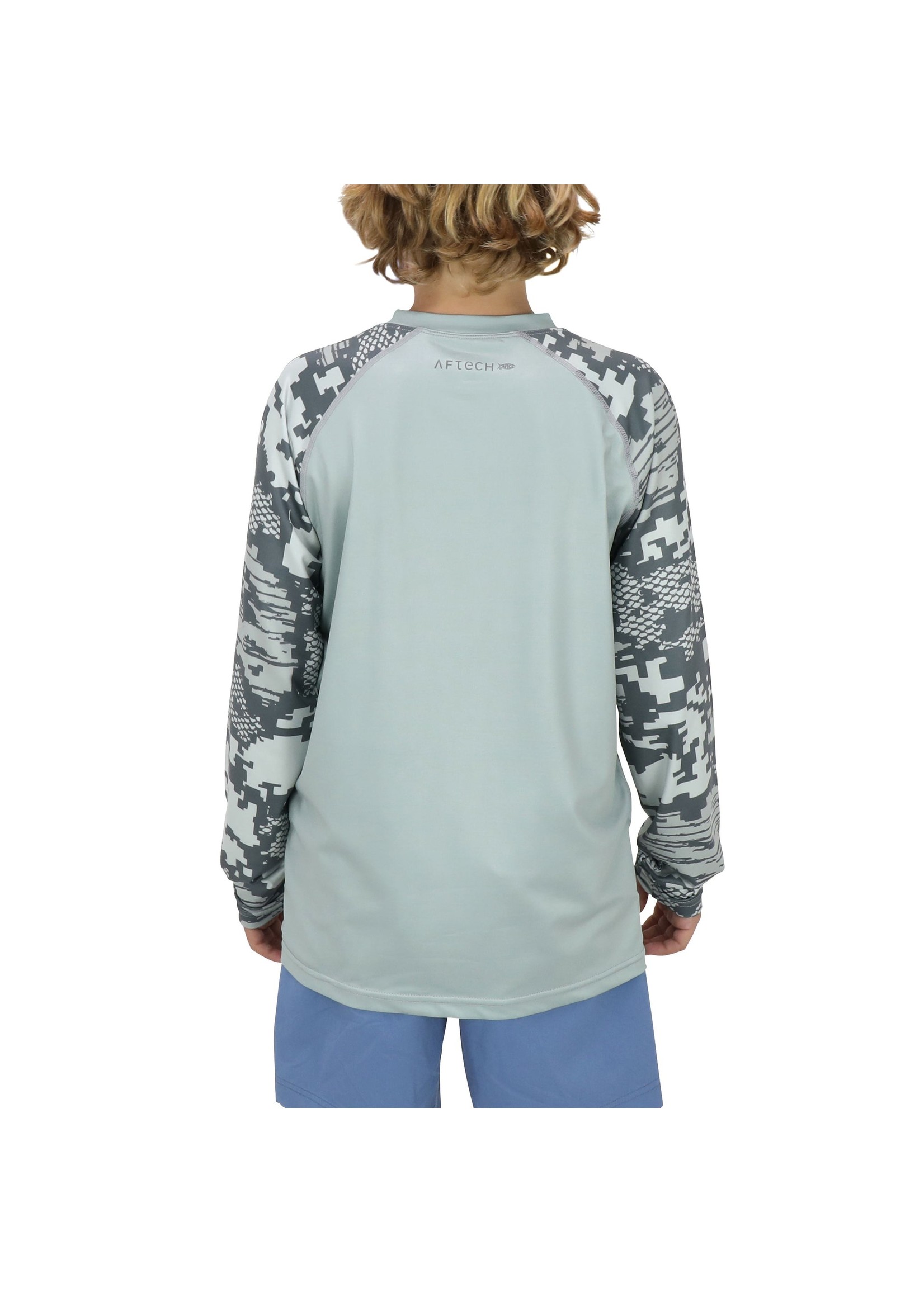 AFTCO Youth Tactical Camo LS Performance Shirt