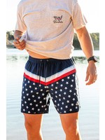 BURLEBO Swim Trunks-American