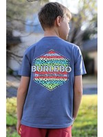BURLEBO Youth Rainbow Trout Logo SS T-Shirt