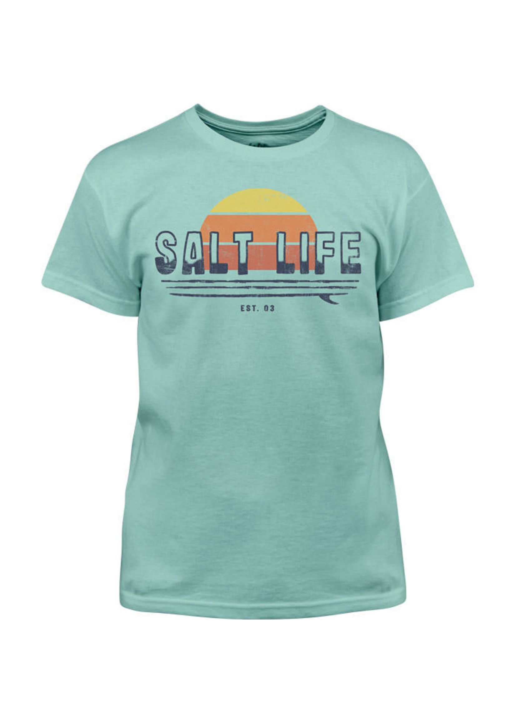 Salt Life Sunset Board Youth Short Sleeve T-Shirt