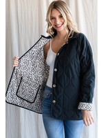 Jodifl Solid Reversible Quilting Jacket