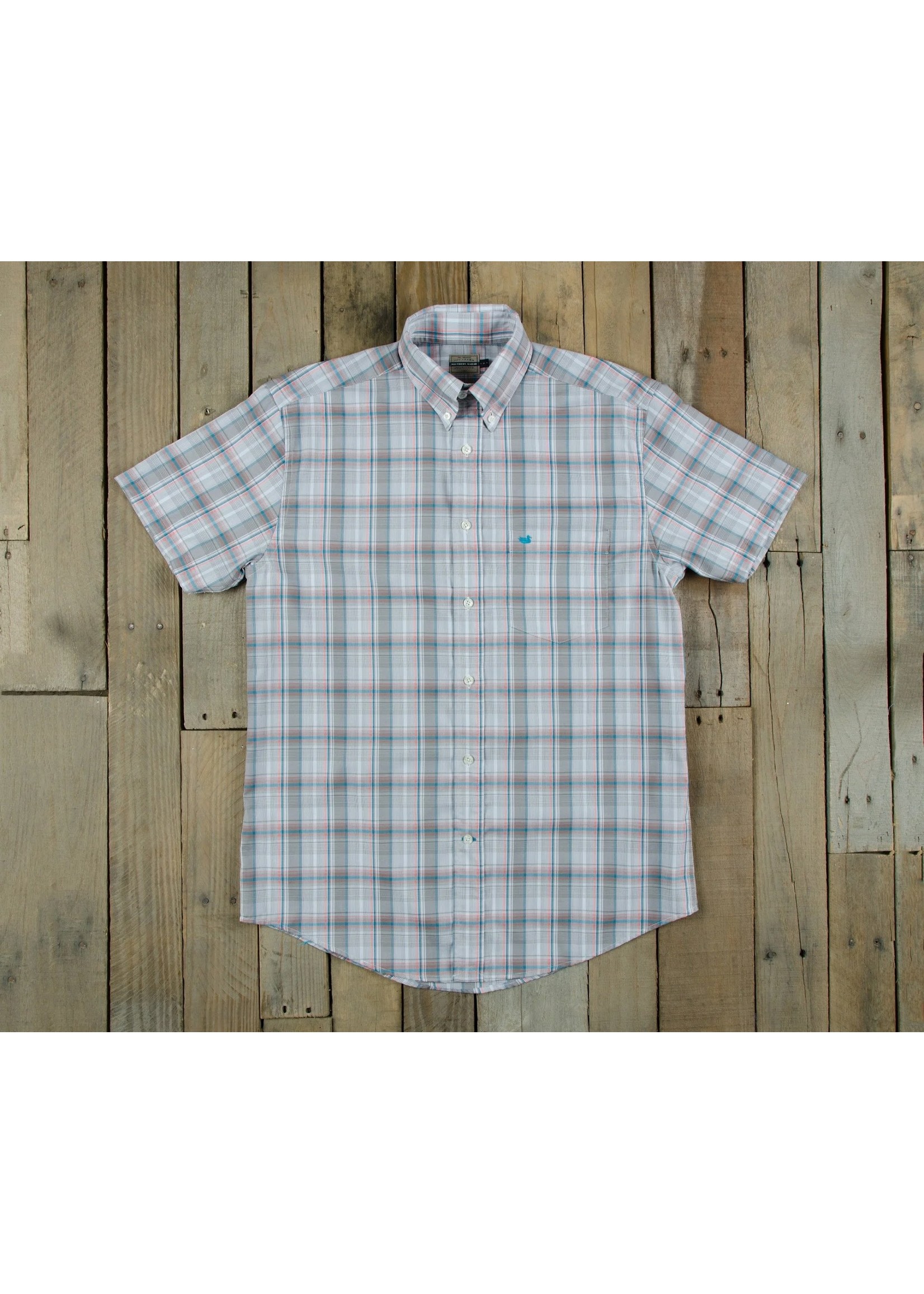 Southern Marsh Catawba Plaid Dress Shirt - Short Sleeve