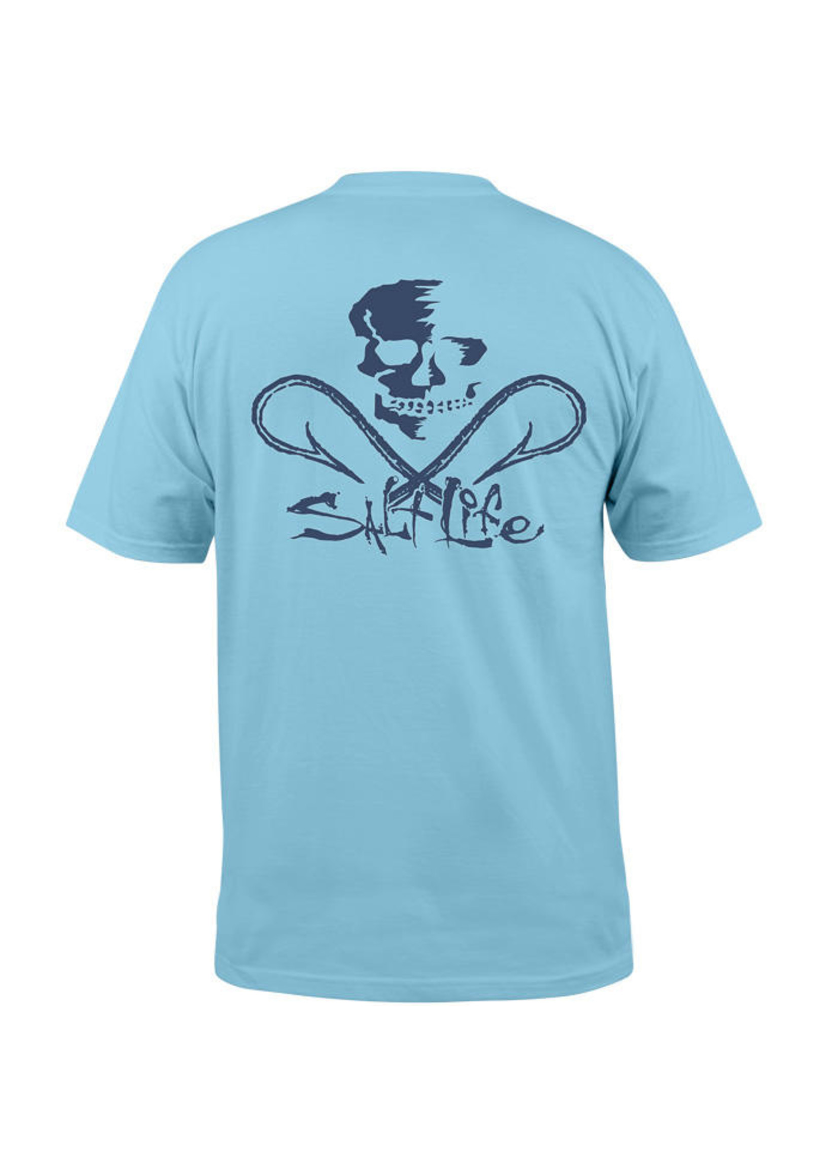 Salt Life Skull and Hooks Pocket Tee