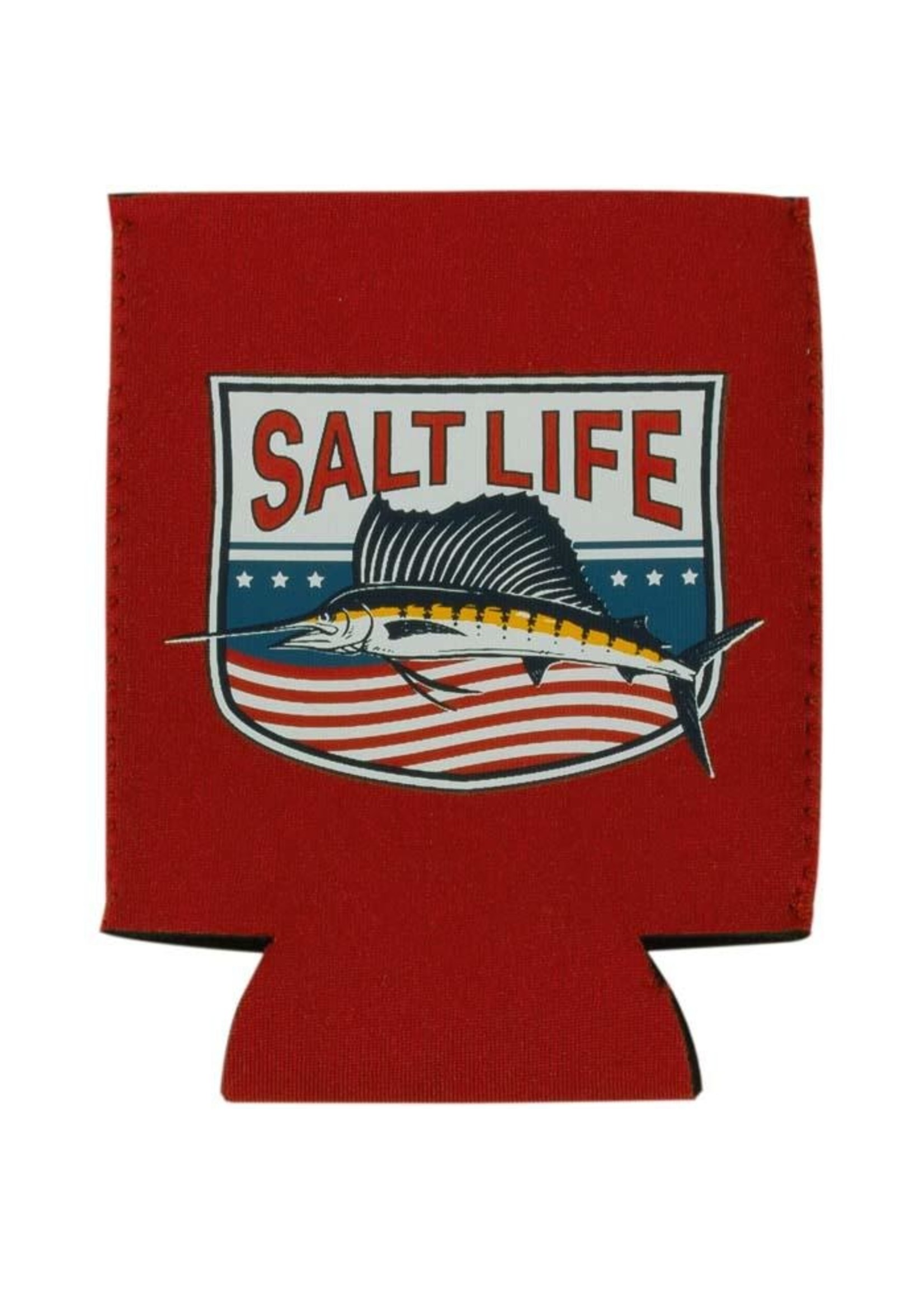 Salt Life Freedom Sail Can Holder-Red