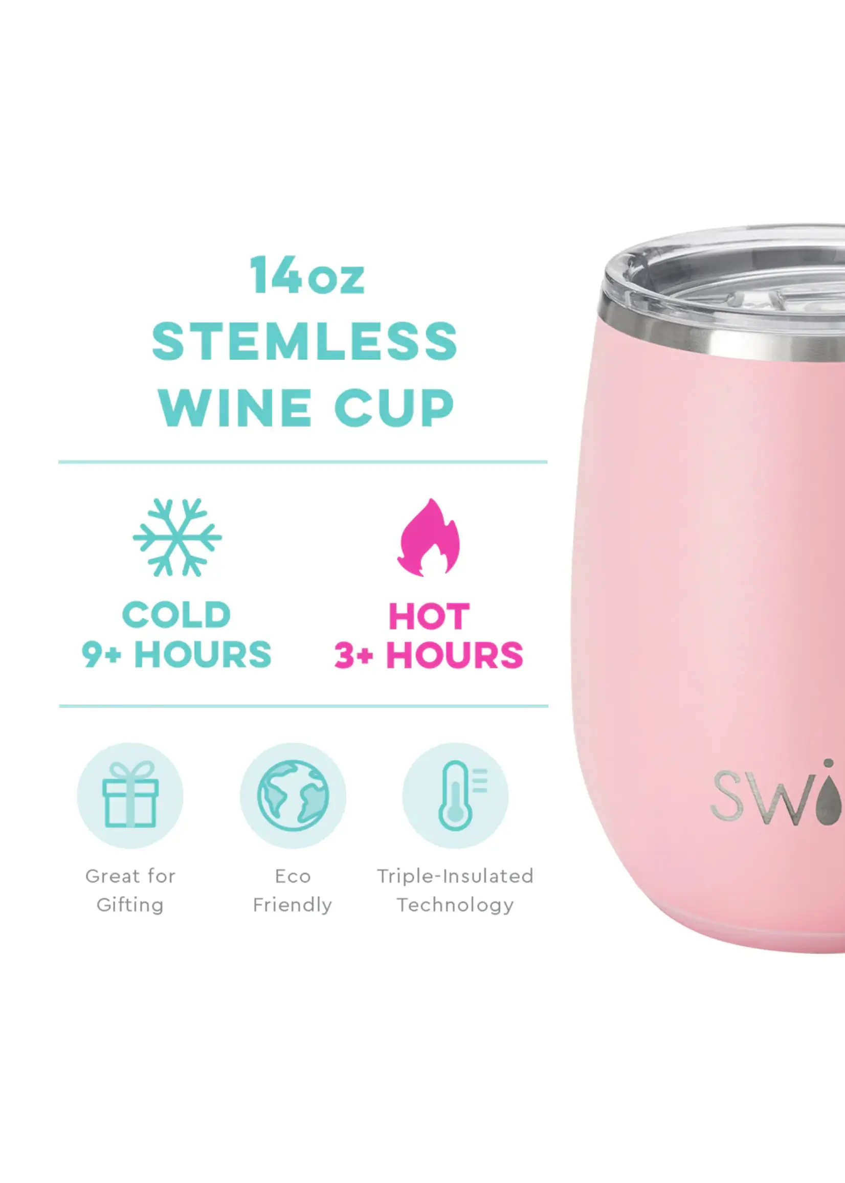 Swig Life Stemless Wine Cup 14oz