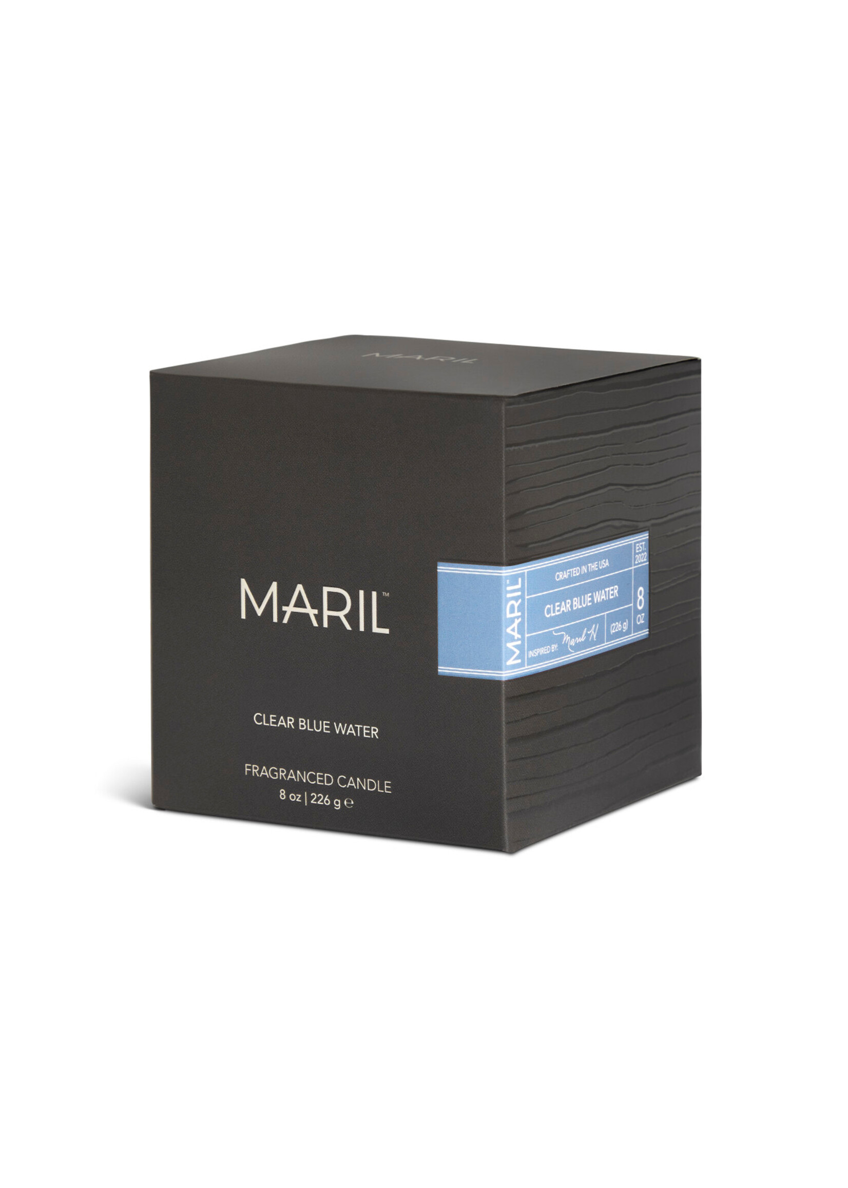 Maril Clear Blue Water 8 oz. Candle