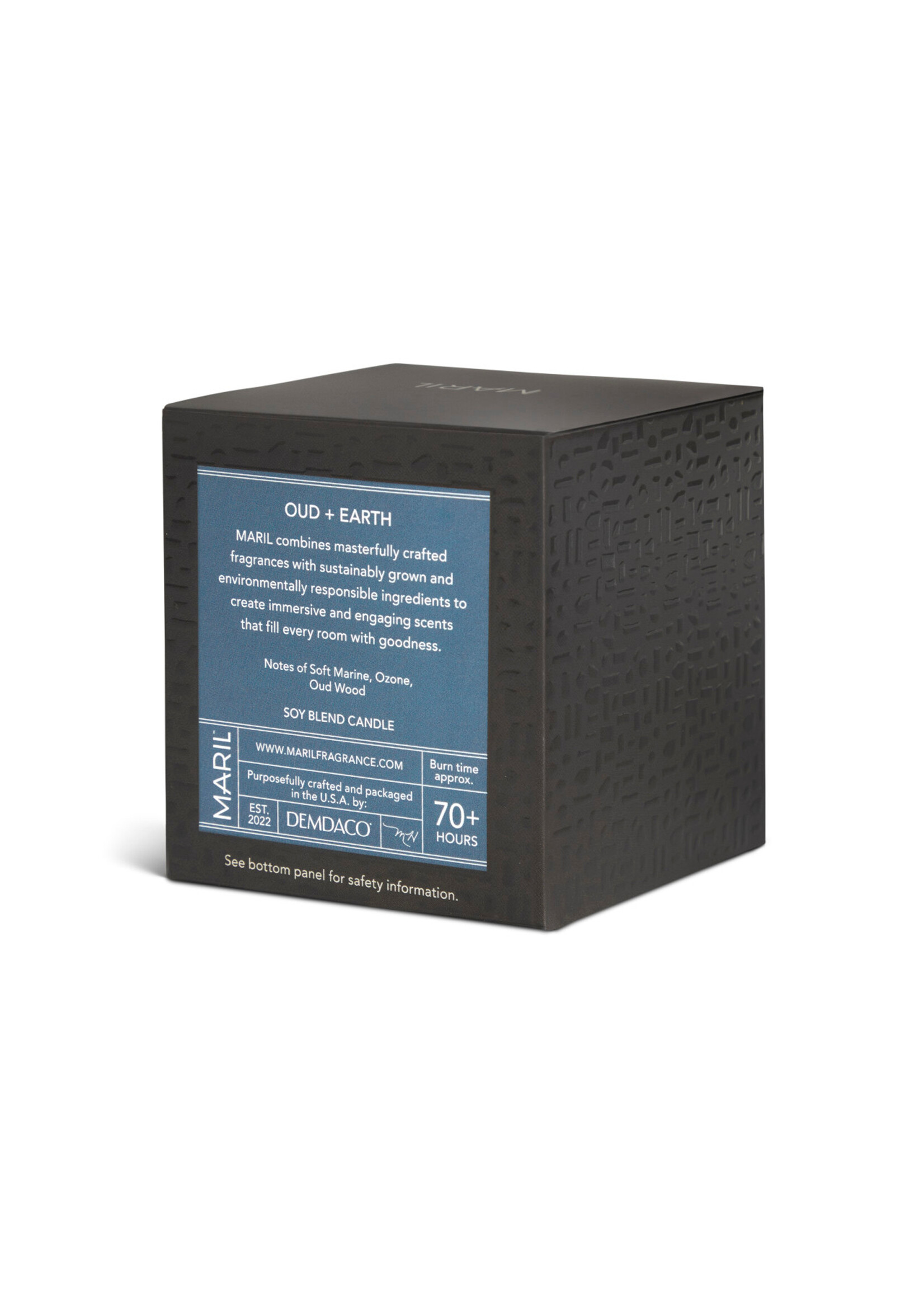 Maril Oud + Earth 8 oz. Candle