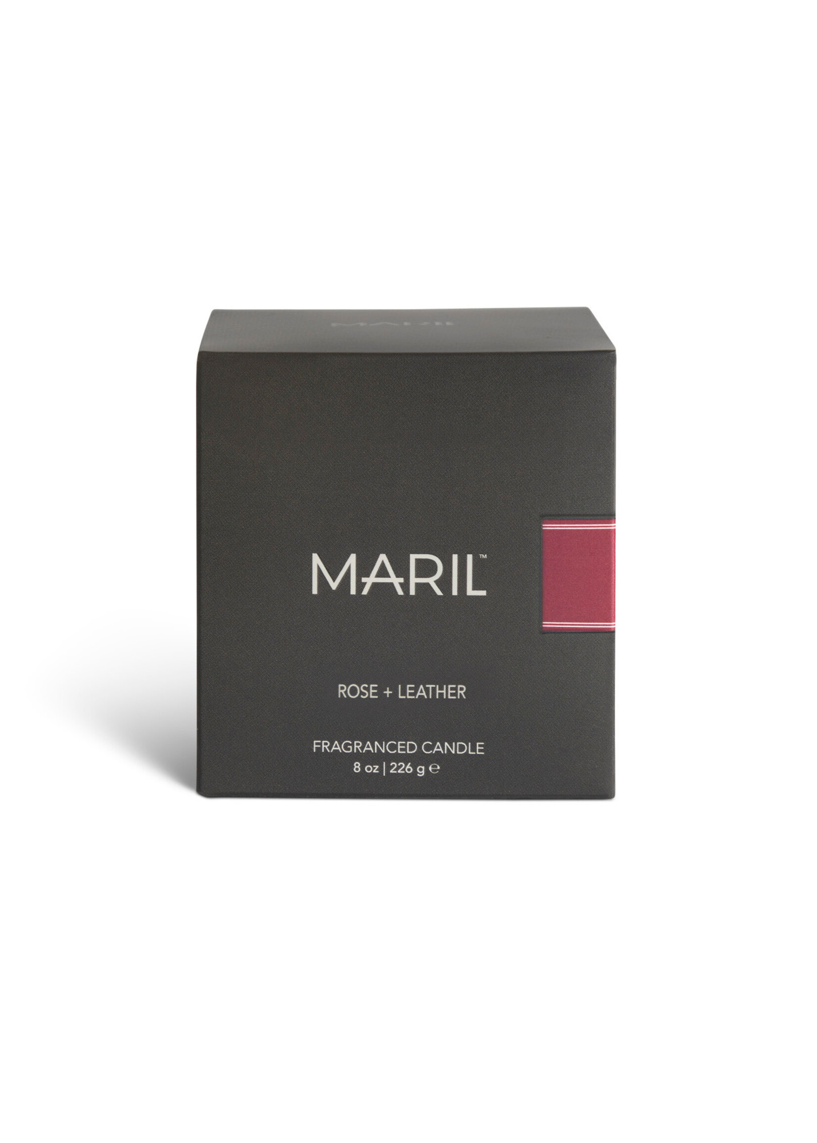 Maril Rose + Leather 8 oz. Candle