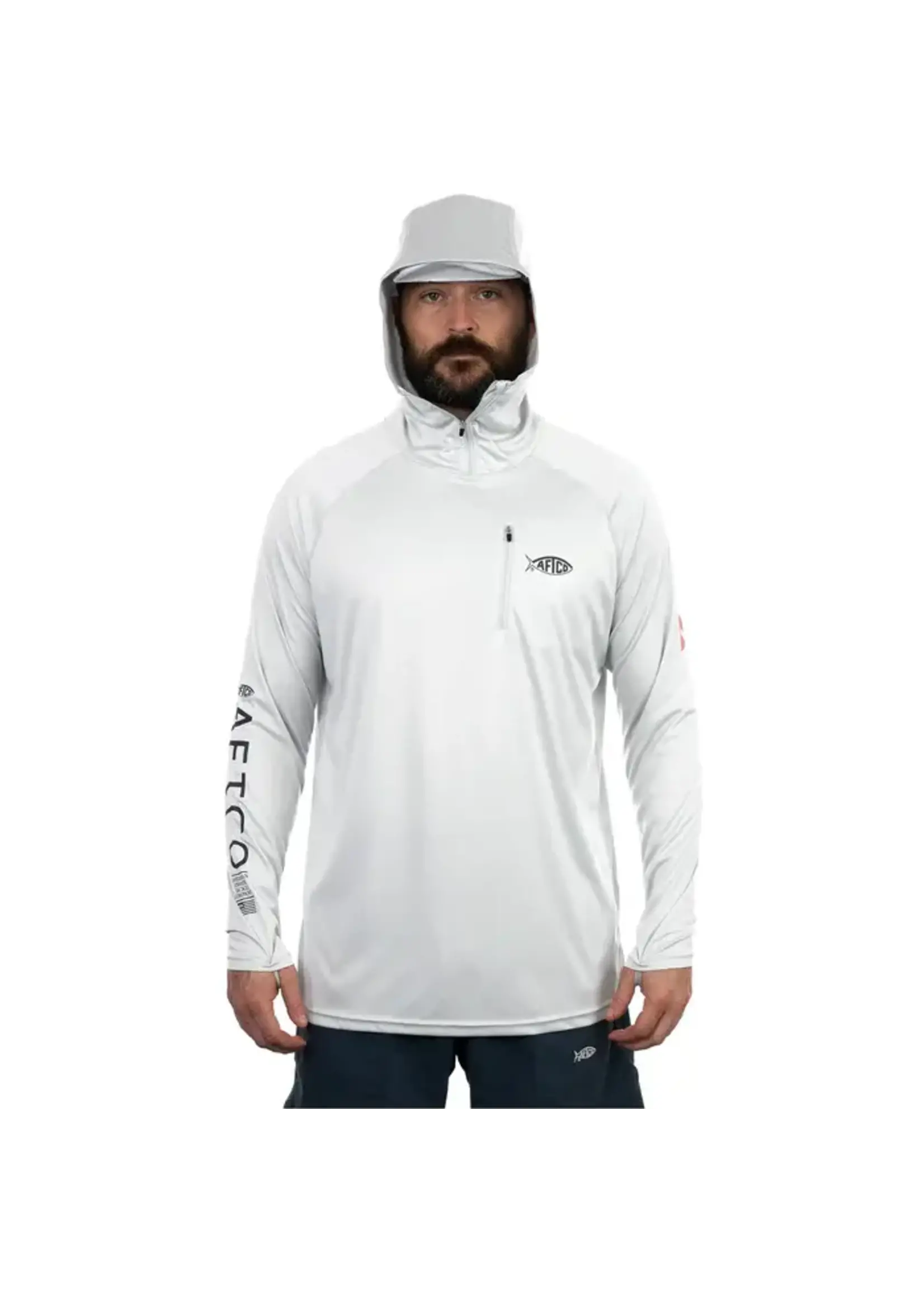 AFTCO Jason Christie Hooded LS Performance Shirt