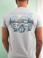 Simply Southern Collection Happy To Be Here SS T-Shirt