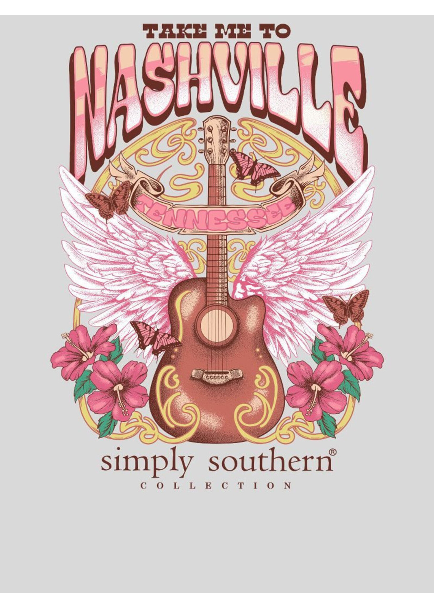 Simply Southern Collection Take Me To Nashville SS T-Shirt