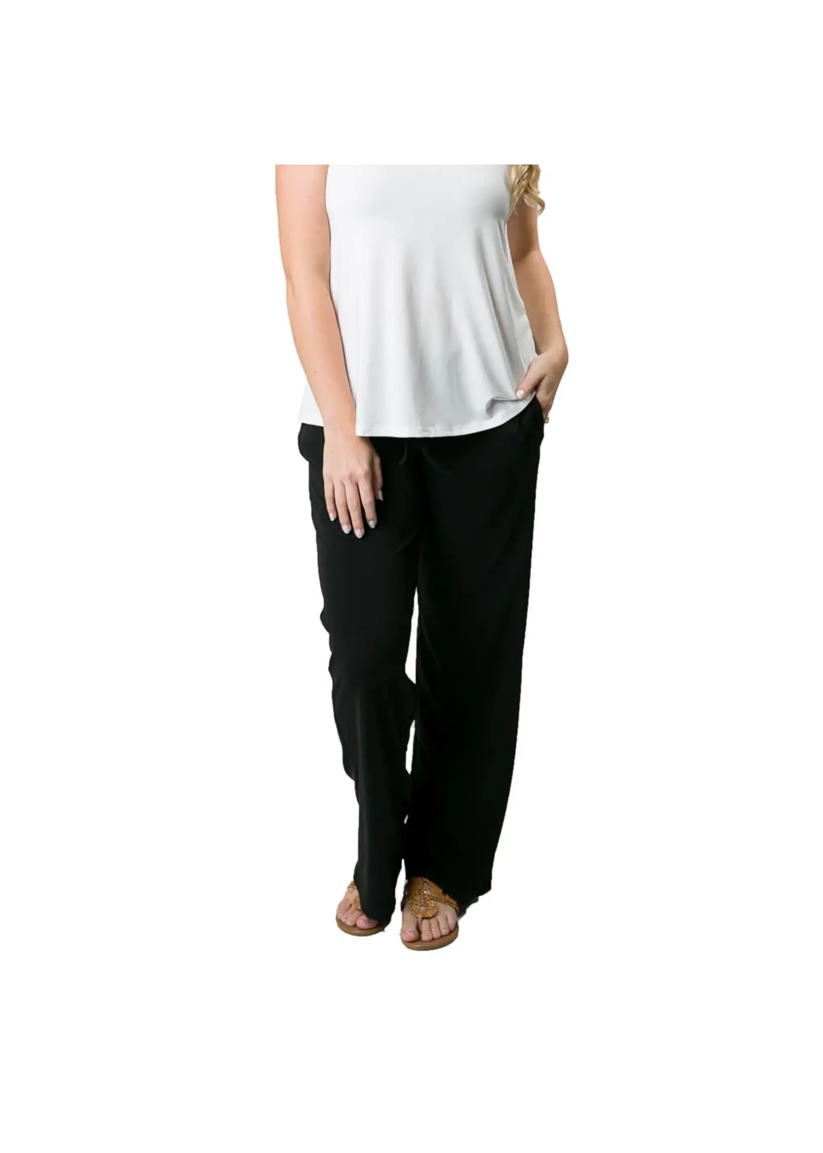 Top It Off Solid Palazzo Pant