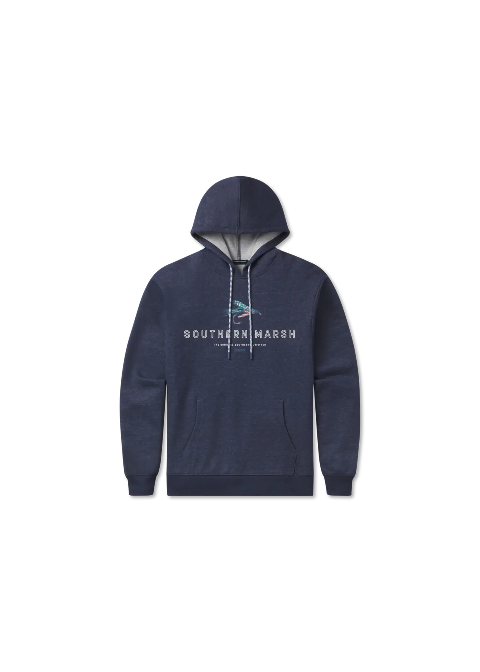 Southern Marsh Hecho Heather Hoodie - Fly Outlines