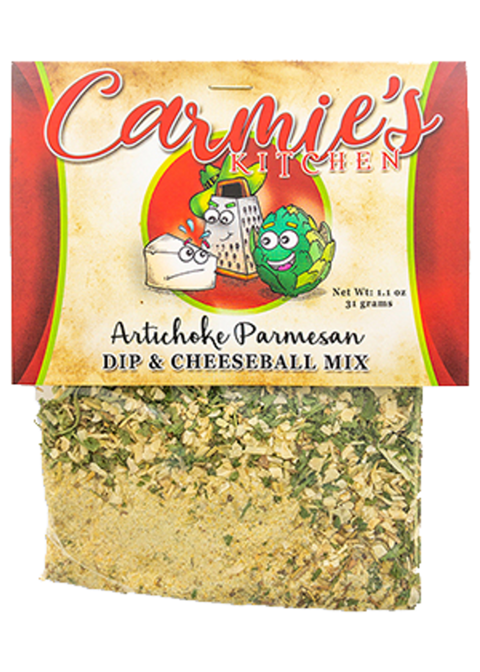 Carmies Kitchen Artichoke Parmesan Dip Mix