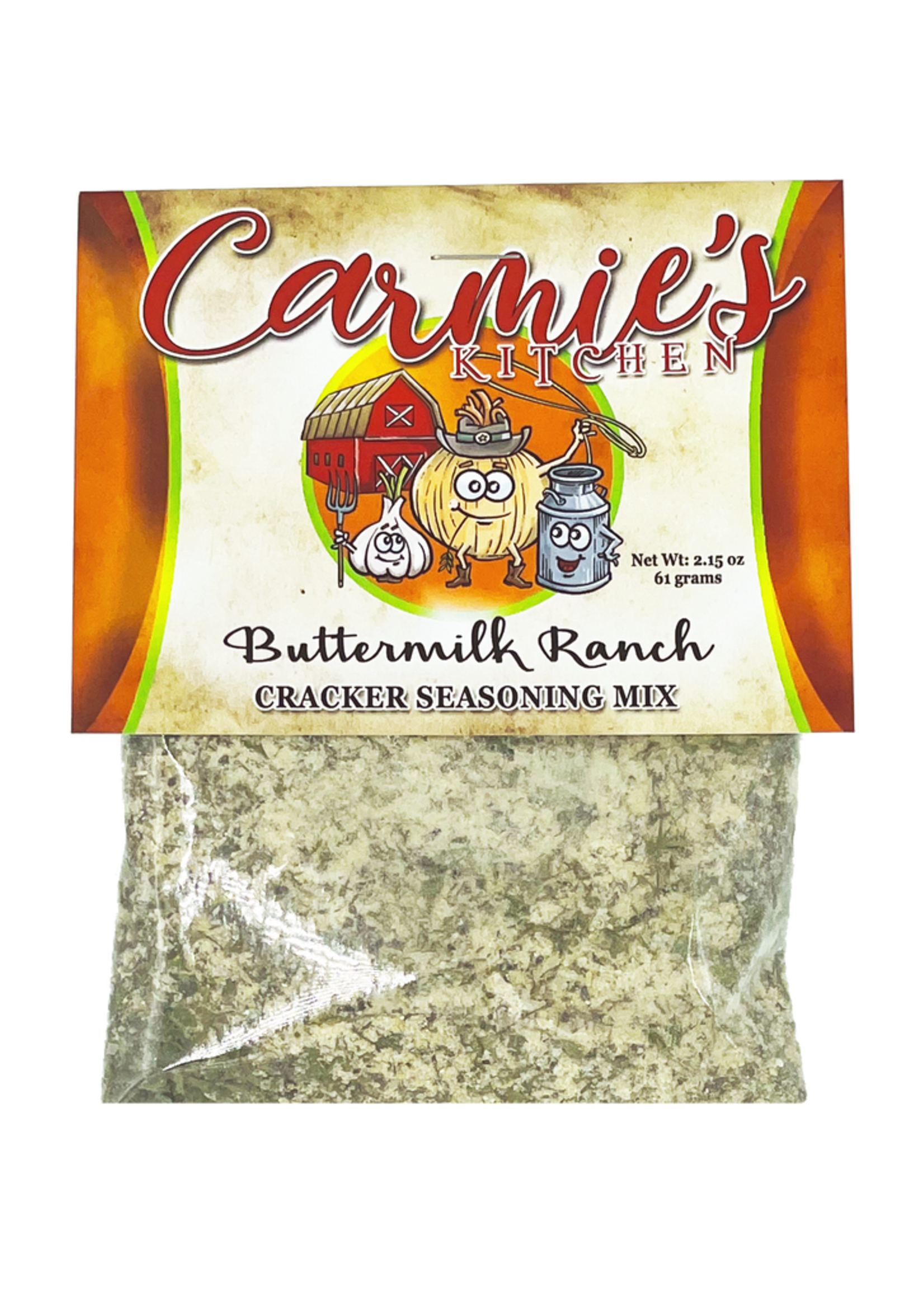 Carmies Kitchen Buttermilk Ranch Cracker Seasoning Mix