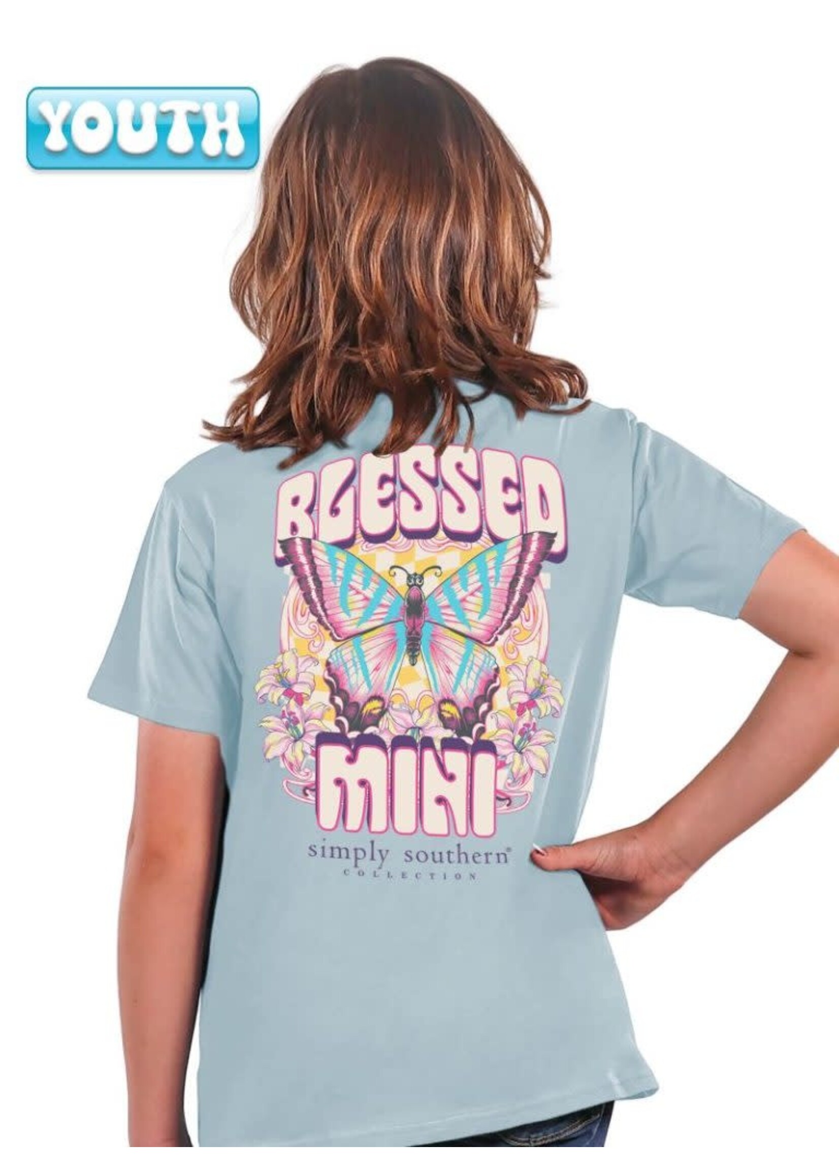 Simply Southern Collection Youth Blessed Mini SS T-Shirt