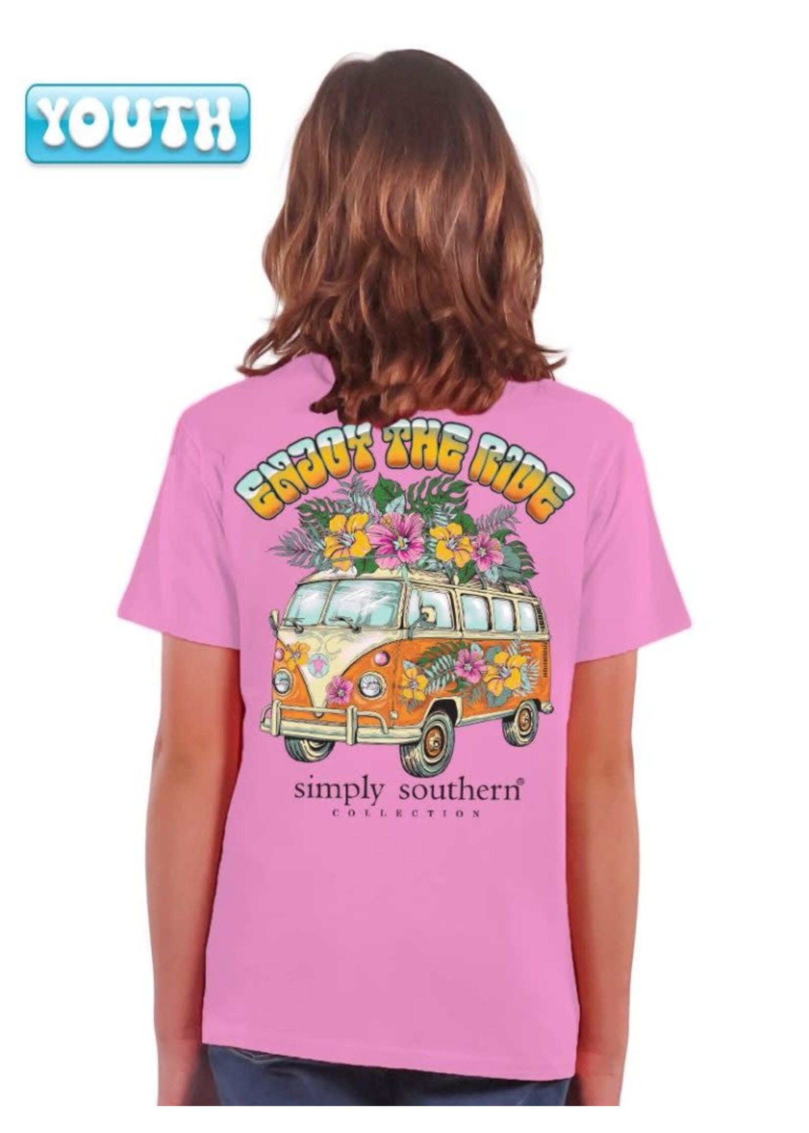 Simply Southern Collection Youth Enjoy The Ride SS T-Shirt
