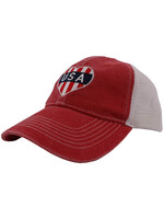 Simply Southern Collection 'USA' Hat- Red