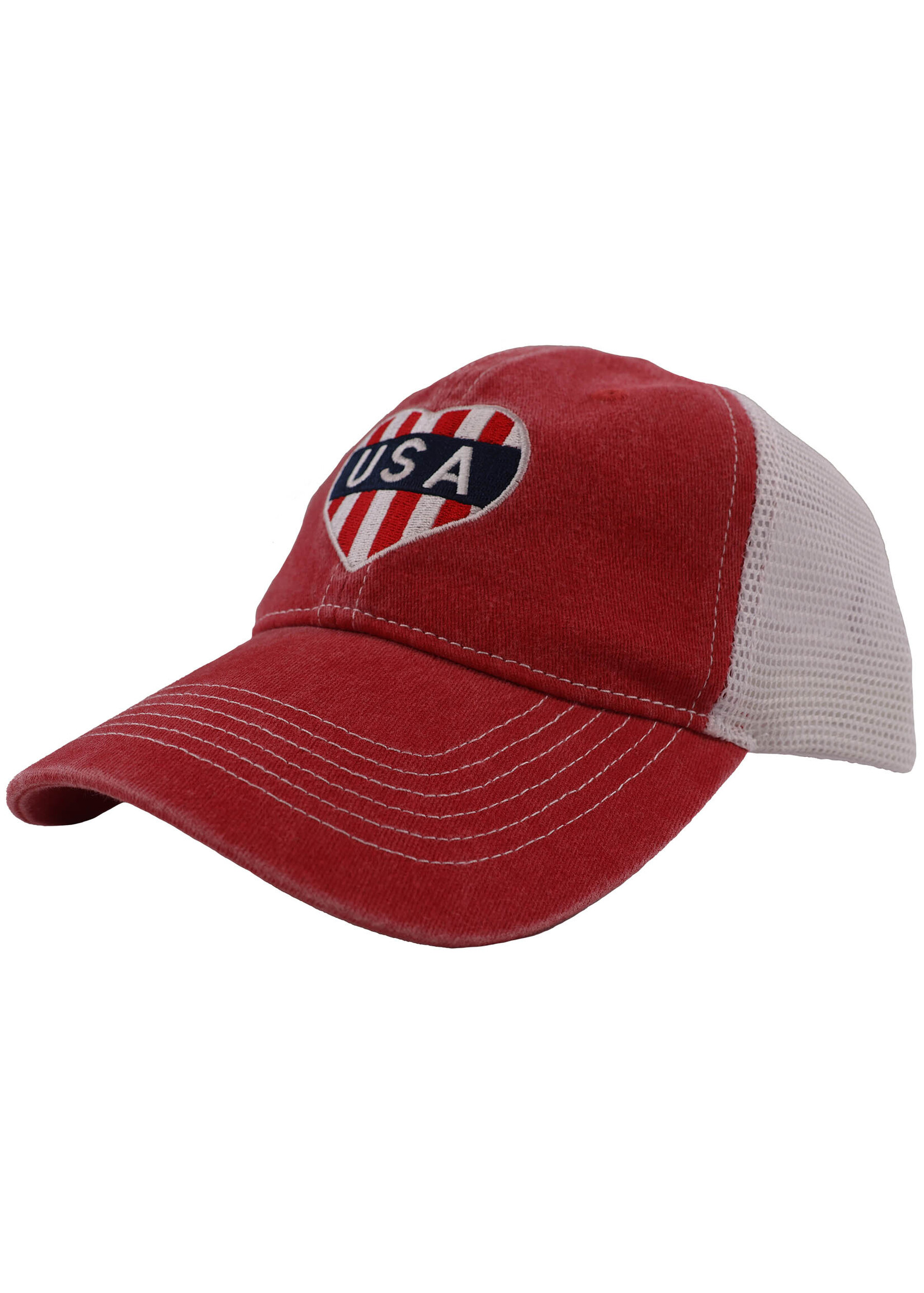 Simply Southern Collection 'USA' Hat- Red