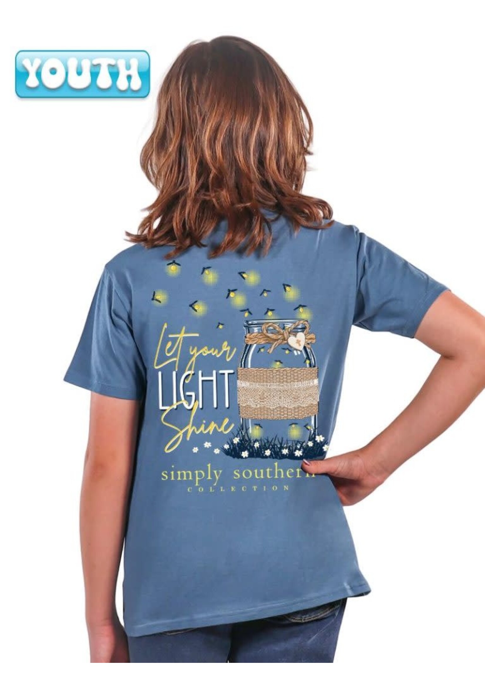 Simply Southern Collection Youth  'Let Your Light Shine' SS T-Shirt
