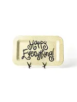 Happy Everything Gold Small Dot Happy Everything Mini Rectangle Platter