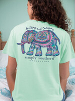 Simply Southern Collection Strong & Corageous SS T-Shirt