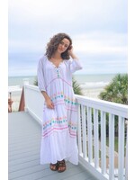 Simply Southern Collection Embroidery Maxi Dress