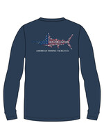 AFTCO Jigfish Americana UVX  LS Sun Protection Shirt